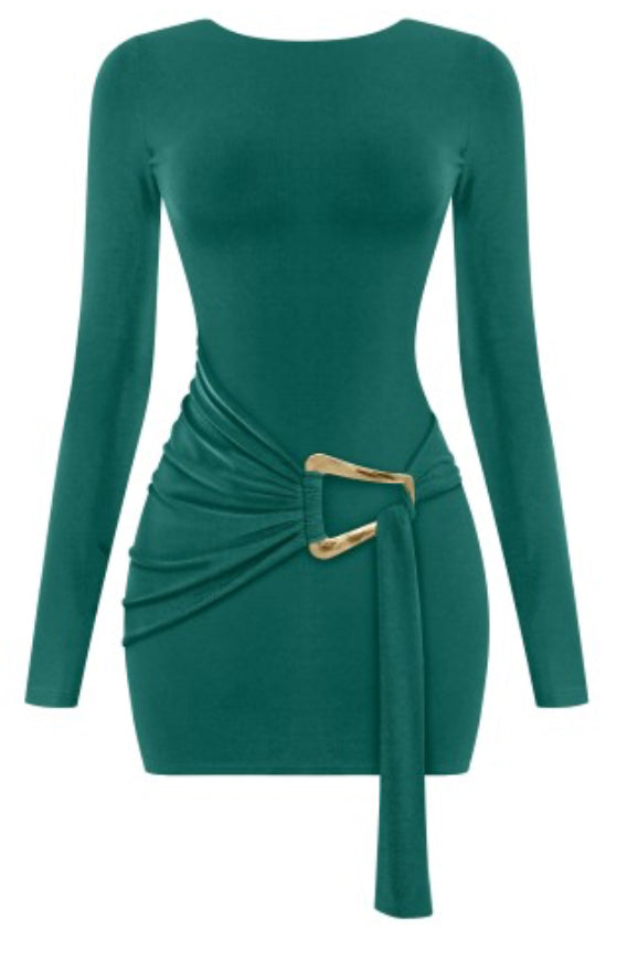 The Sculpted Muse Mini Dress