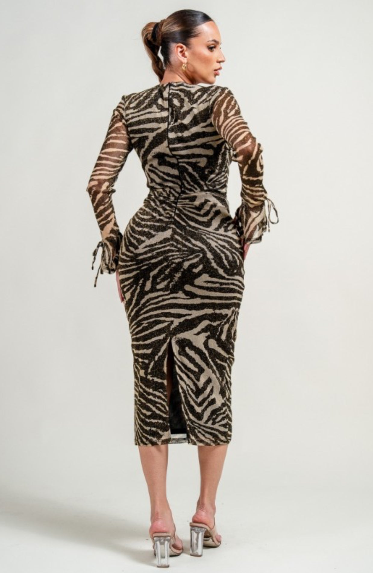 Wild Tiger Luxe Midi Dress