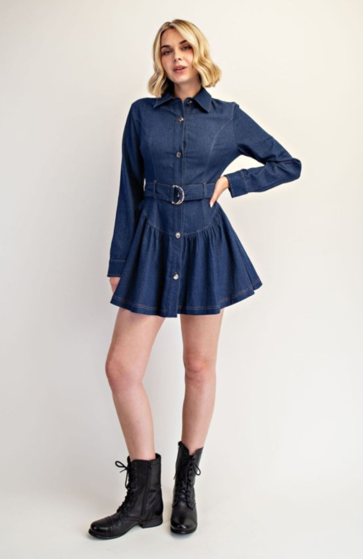 The Jeanette Denim Dress