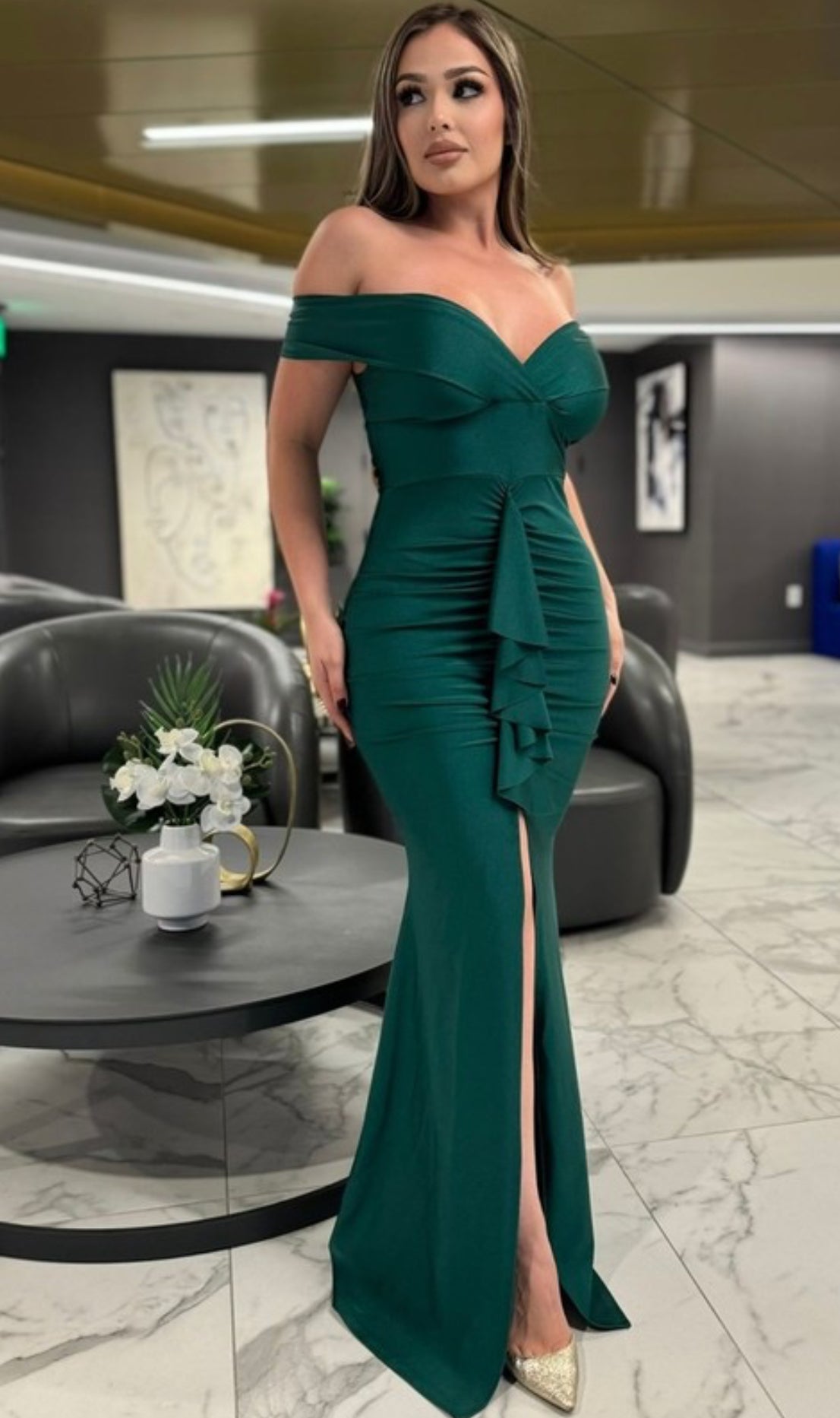 Emerald Enchantress Gown