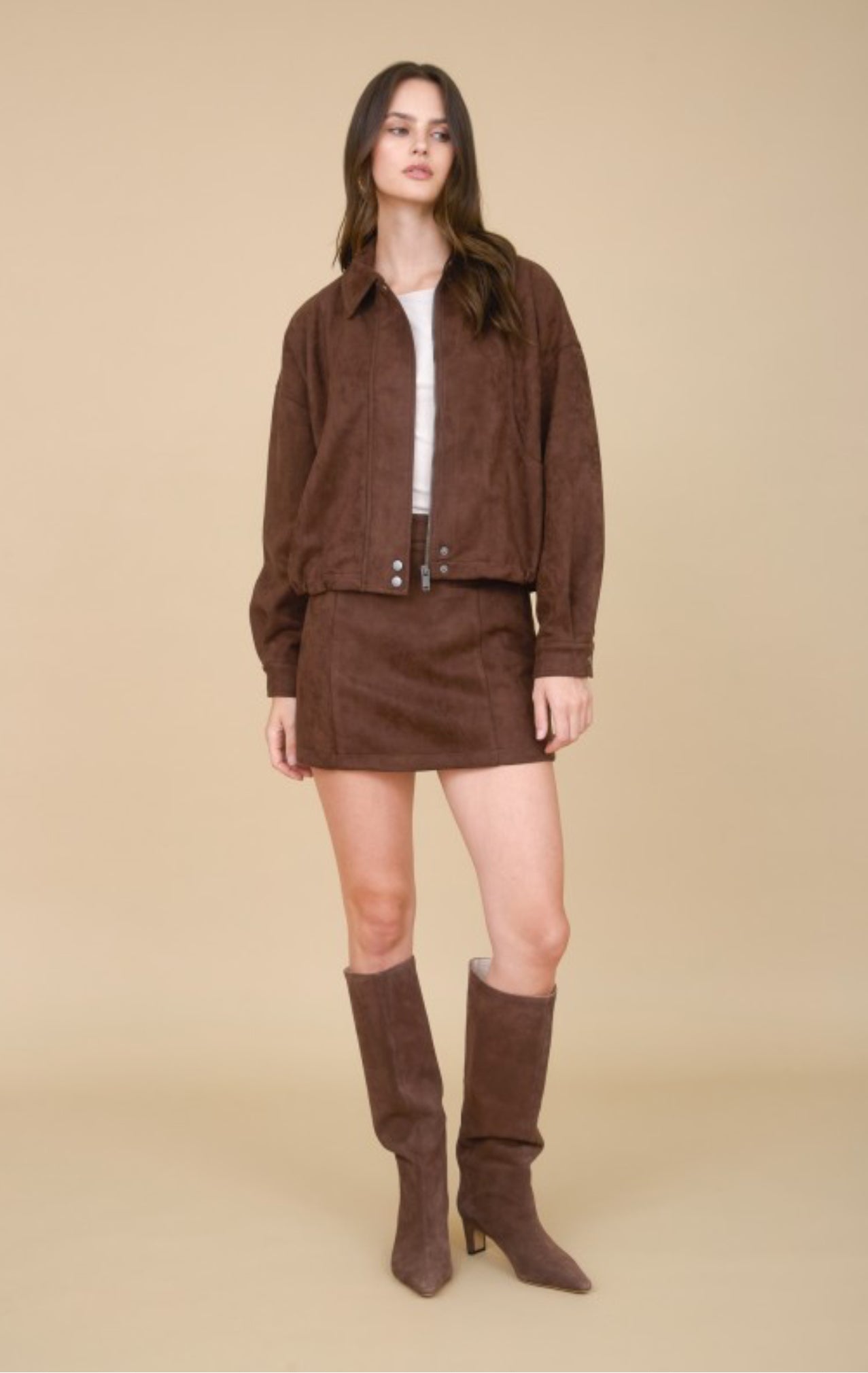 Sierra Suede Mini Skirt