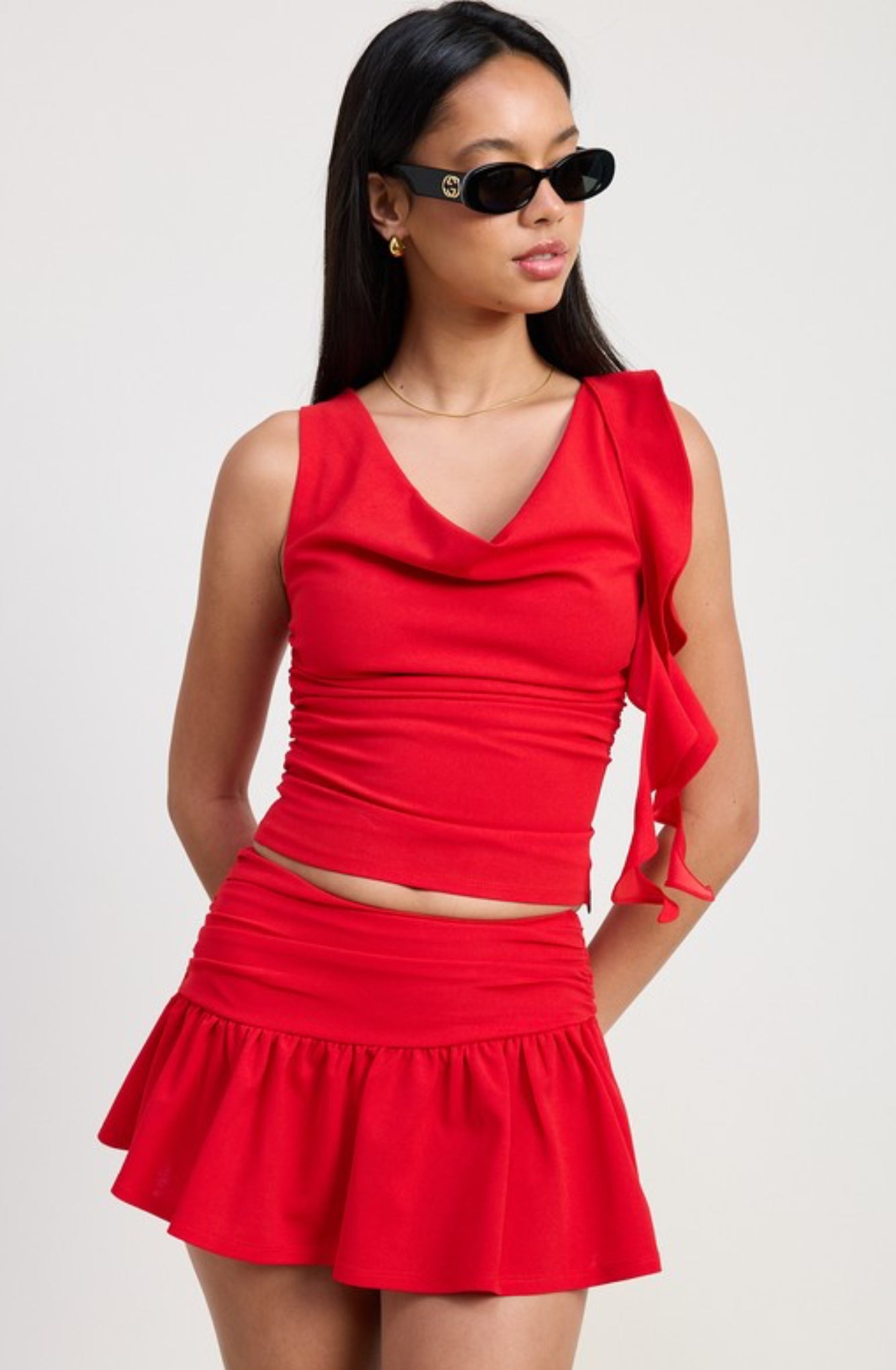 Scarlett Ruffle Top