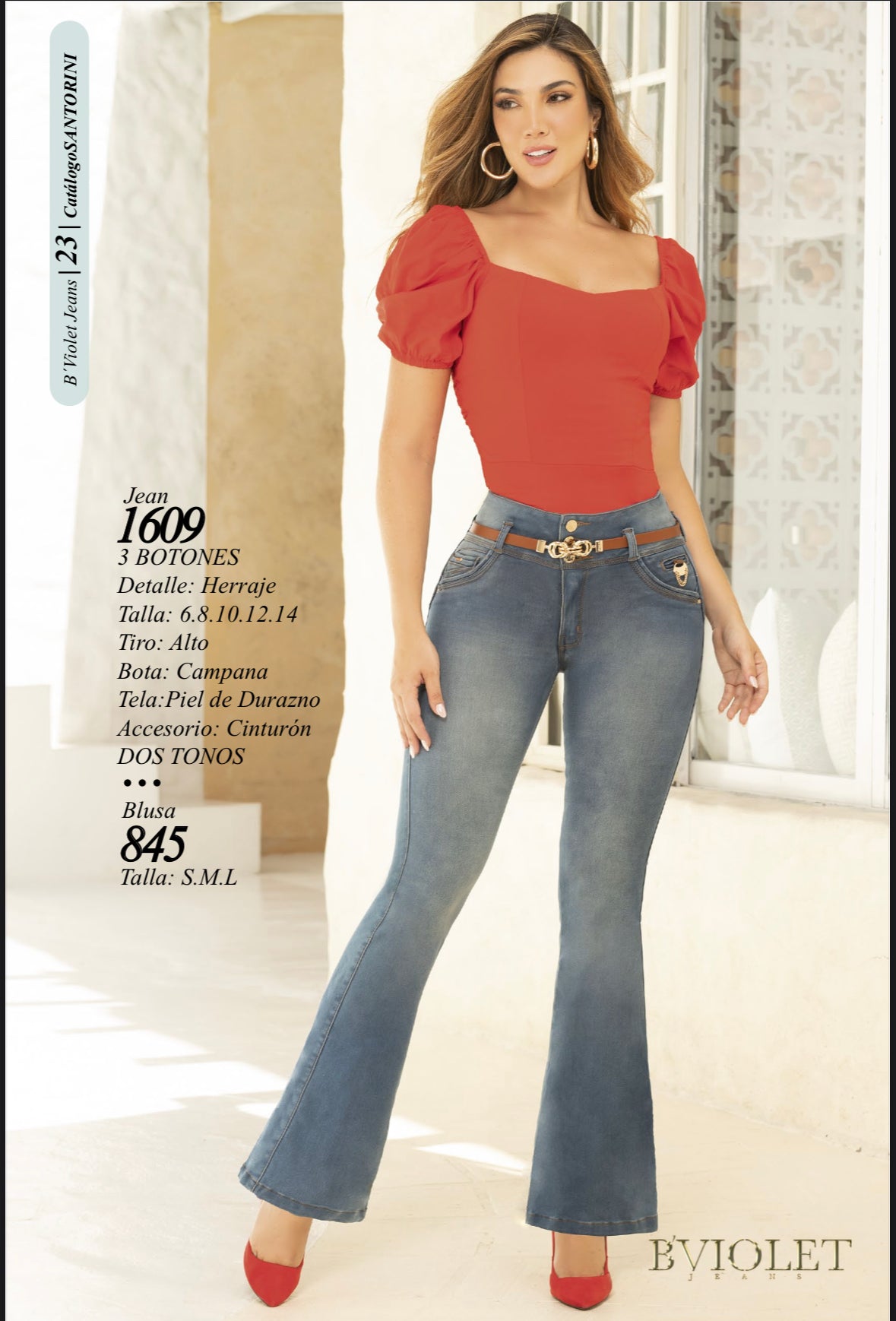Jean violeta Ref 1609