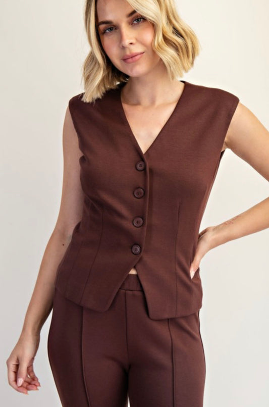 Mocha Muse Vest