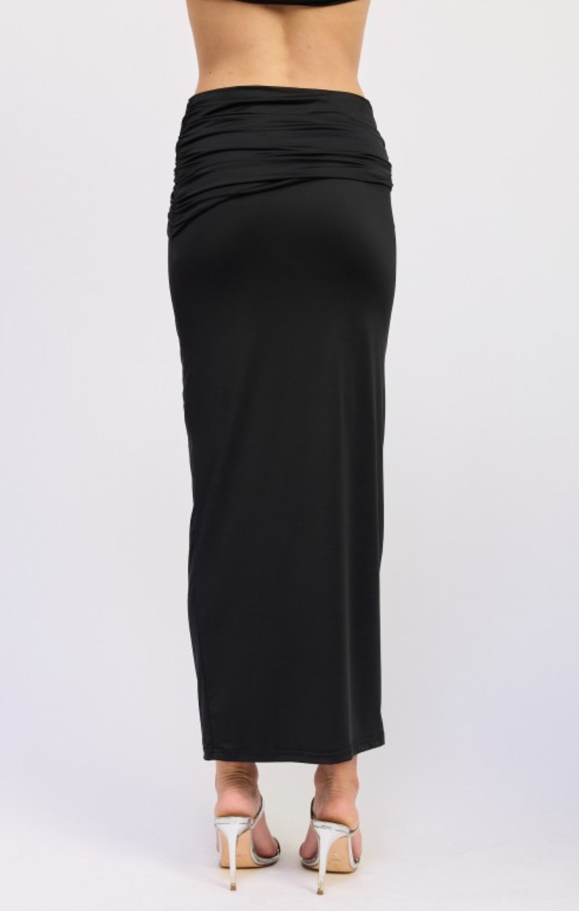 Golden Edge Maxi Skirt