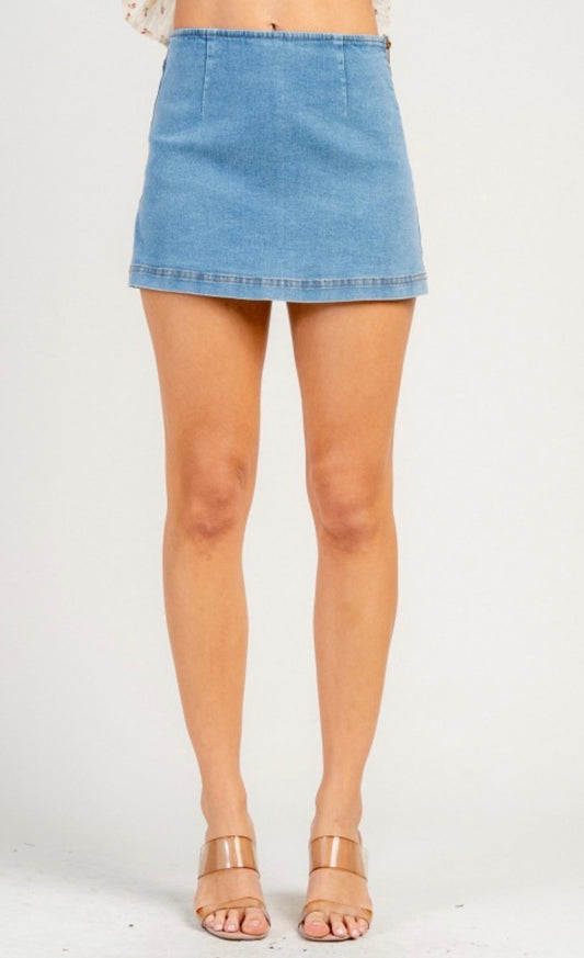The Outlaw Denim Skort