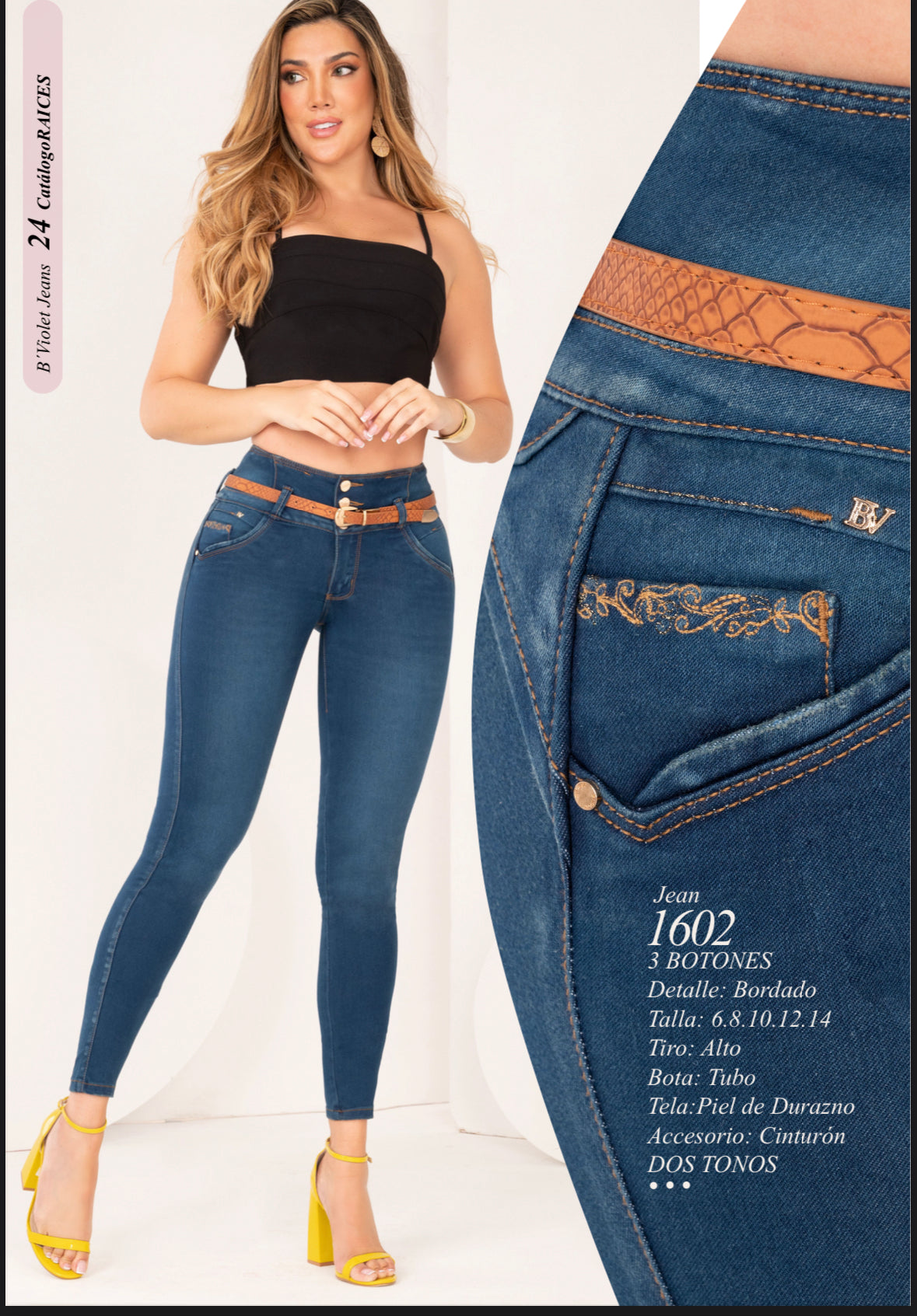 Bviolet Jean Ref 1602