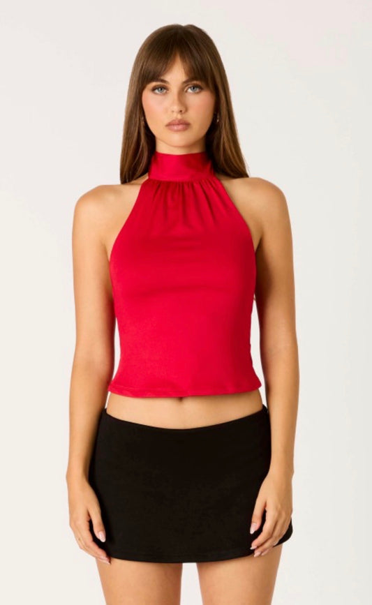 Ruby Nights Halter Top