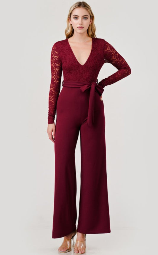 La Vie En Rouge Jumpsuit