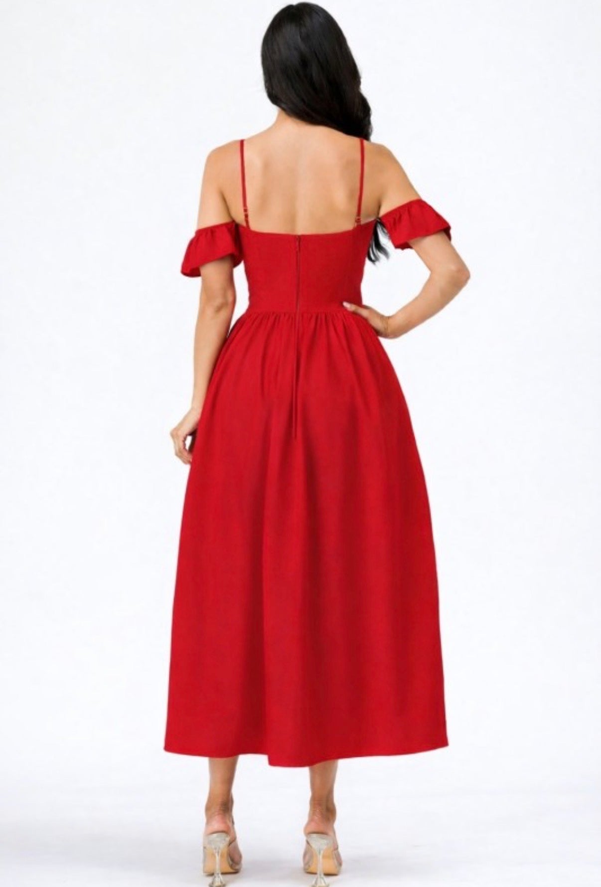 Red Valencia Dress