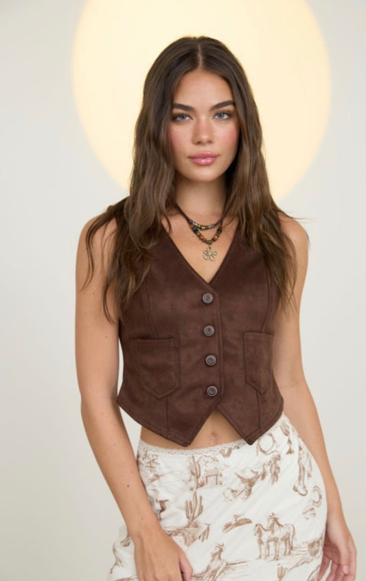The Prairie Rose Vest