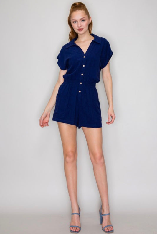 Chic Utility Romper