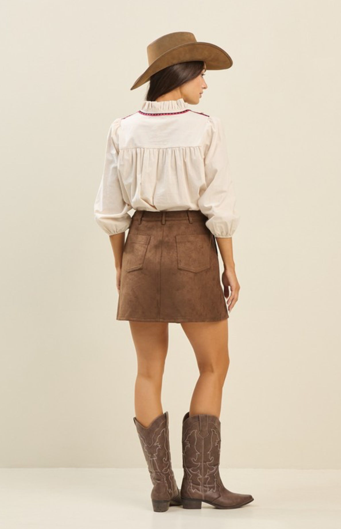 Stud&Suede Skirt