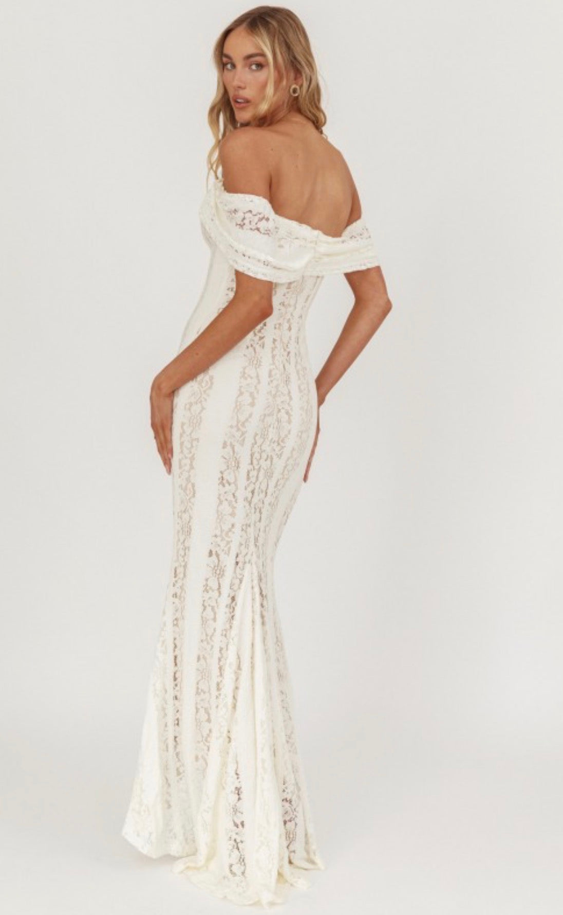 White Bloom Maxi Dress
