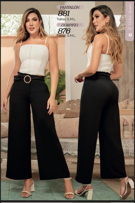 Pantalones violeta 876