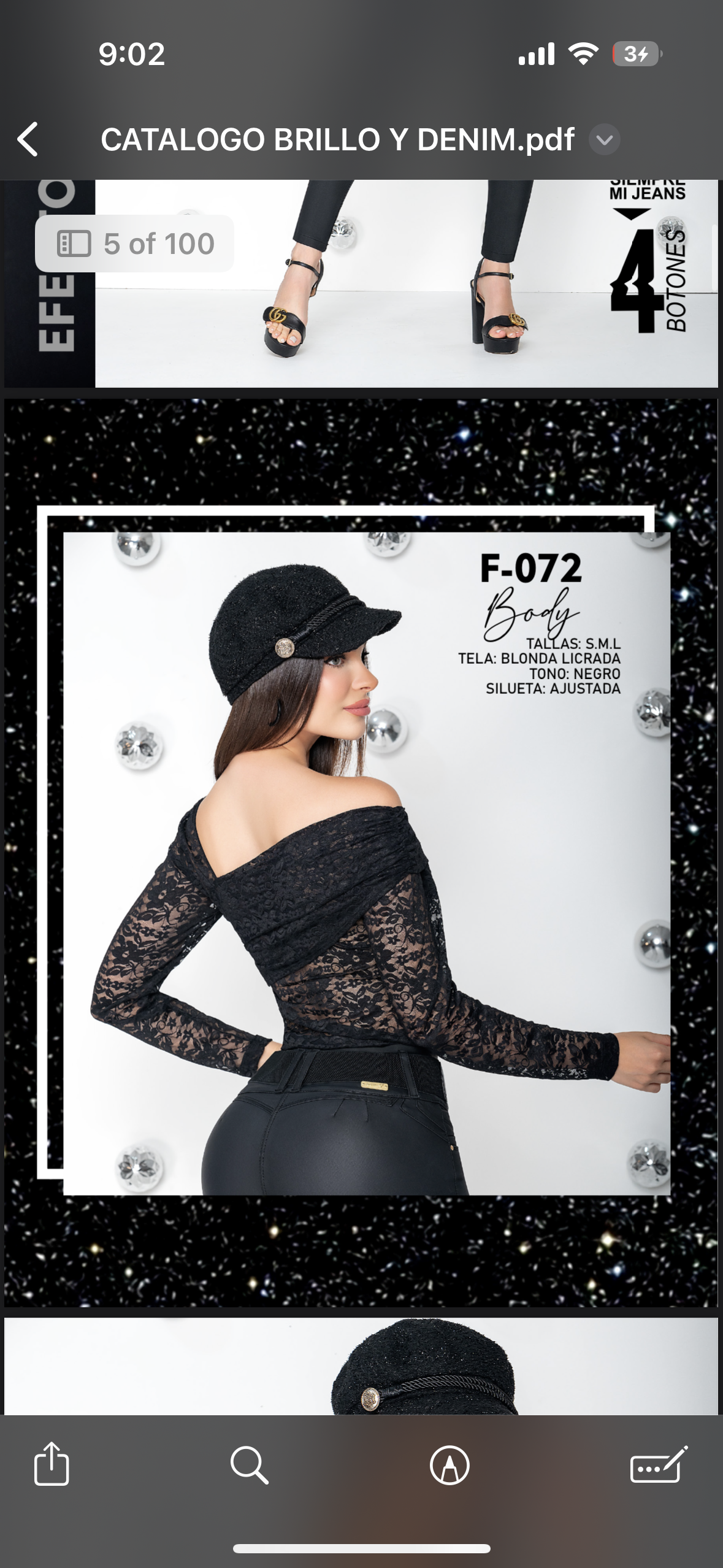 Seven7 Bodysuit Blusa F-072