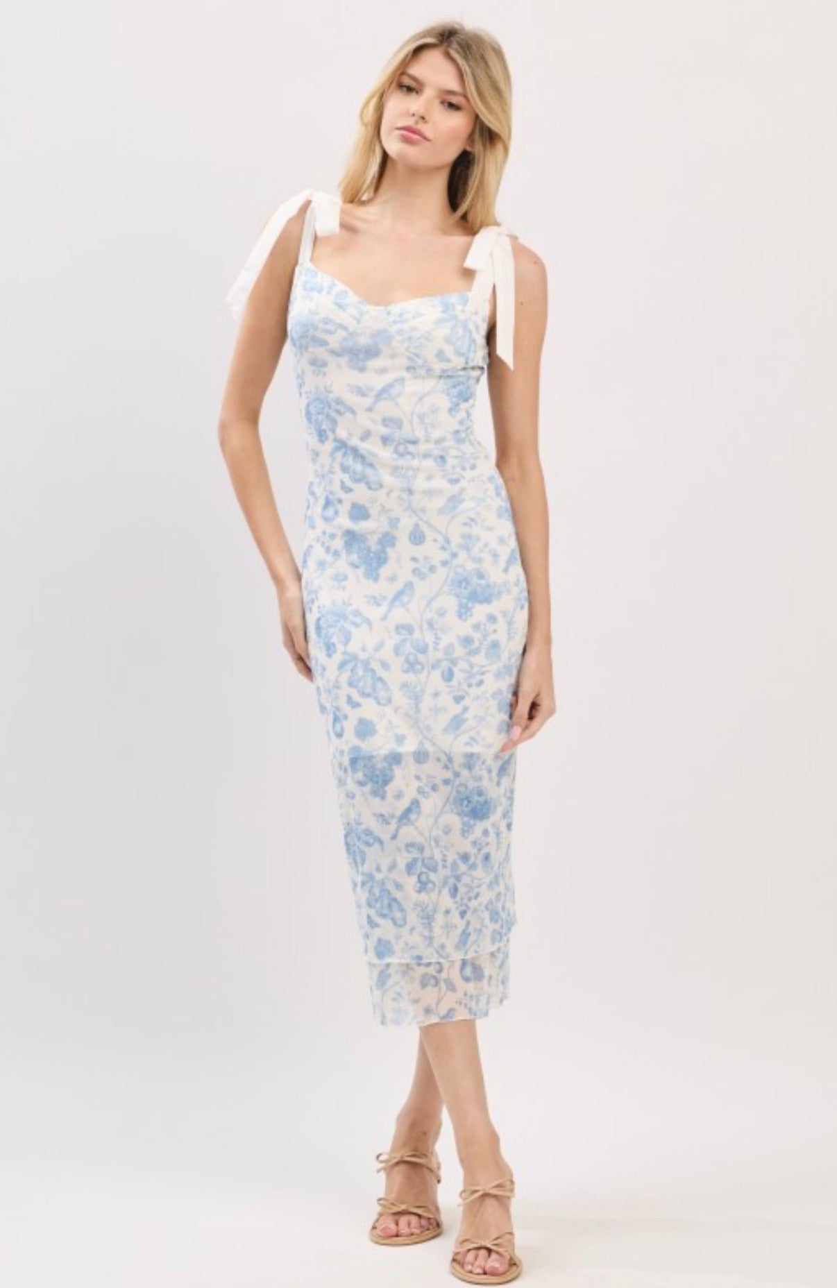 Daisy Blue Maxi Dress