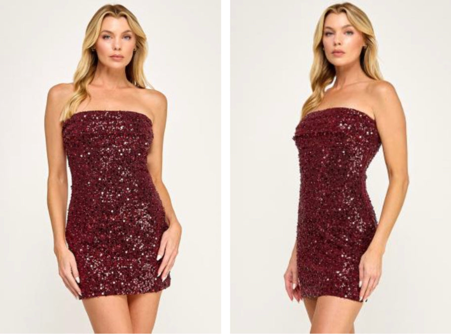 Scarlet Spark Tube Dress