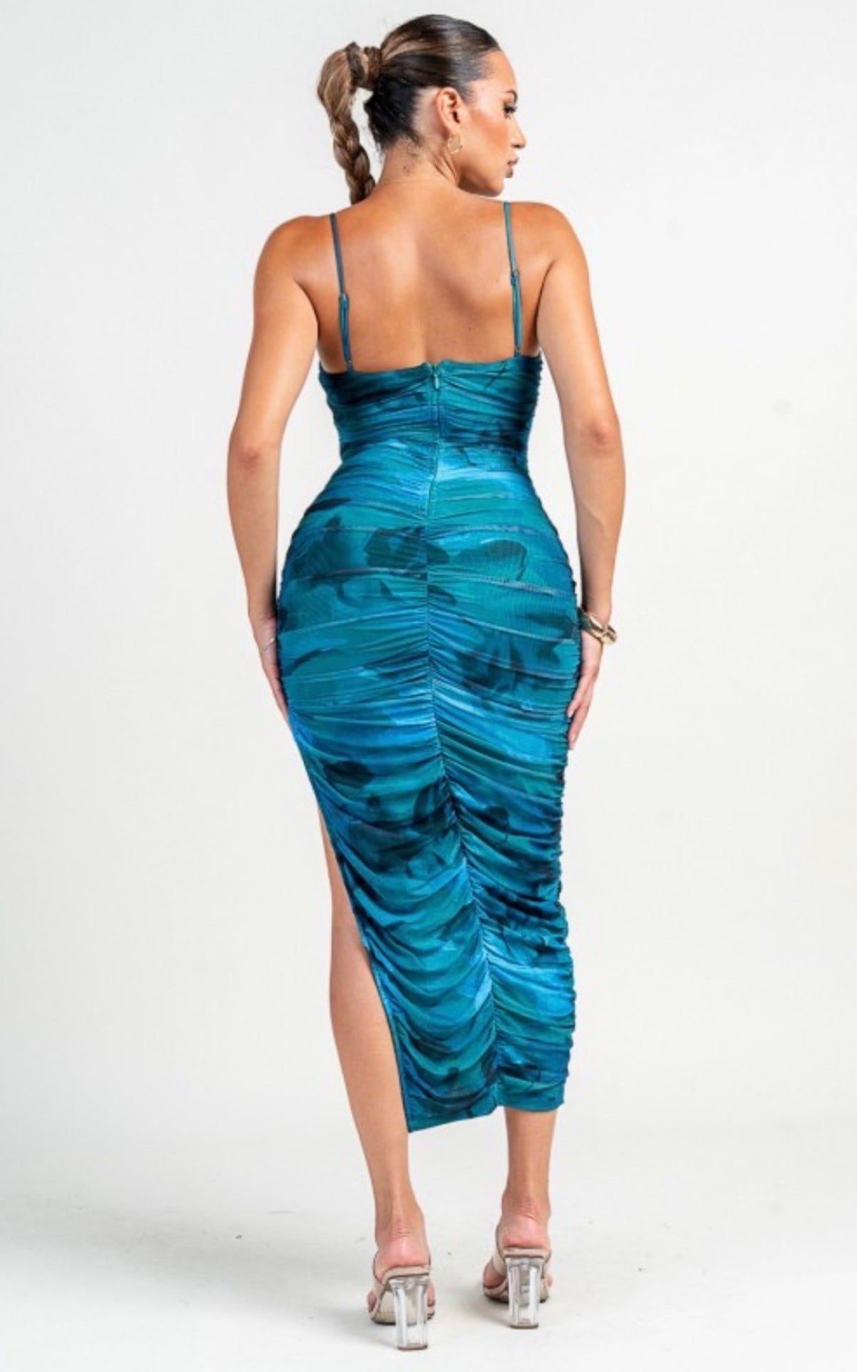 Coastal Elegance Midi Dress